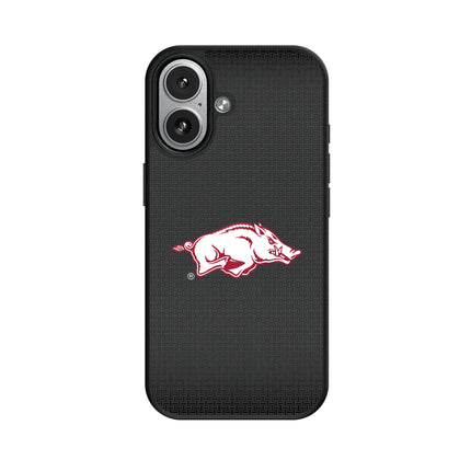 University of Arkansas Fayetteville Razorbacks Linen MagSafe Compatible Phone Case for Apple iPhone