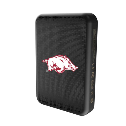 University of Arkansas Fayetteville Razorbacks Linen Wireless Mag Power Bank