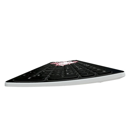 University of Arkansas Fayetteville Razorbacks Solid Curved Wireless Keyboard