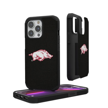 University of Arkansas Fayetteville Razorbacks Solid Rugged Phone Case for Apple iPhone