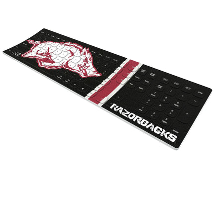 University of Arkansas Fayetteville Razorbacks Stripe Curved Wireless Keyboard
