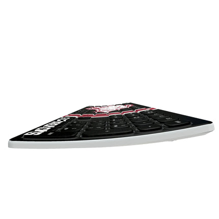 University of Arkansas Fayetteville Razorbacks Stripe Curved Wireless Keyboard