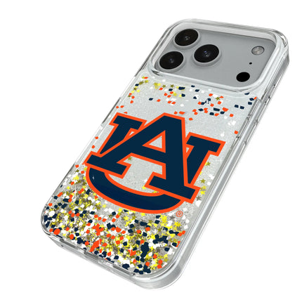 University of Auburn Tigers Confetti Glitter Phone Case for Apple iPhone