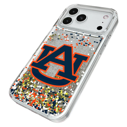 University of Auburn Tigers Confetti Glitter Phone Case for Apple iPhone