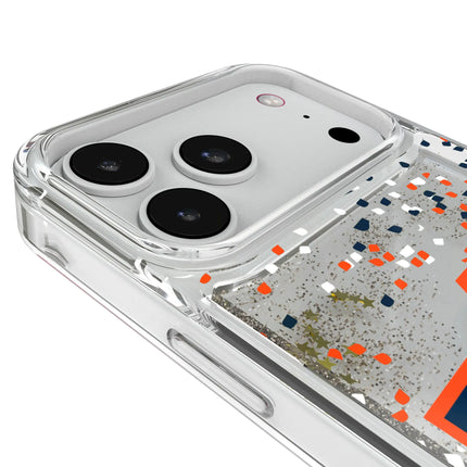 University of Auburn Tigers Confetti Glitter Phone Case for Apple iPhone