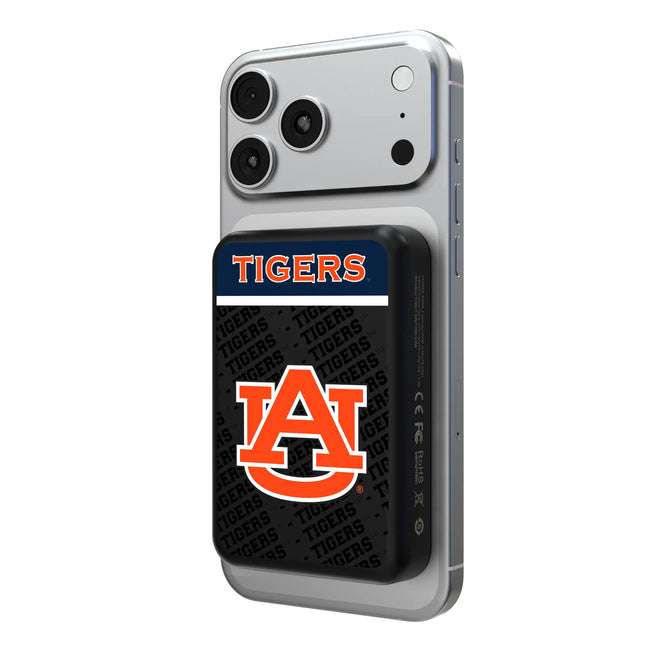 University of Auburn Tigers Endzone Plus Wireless Mag Power Bank