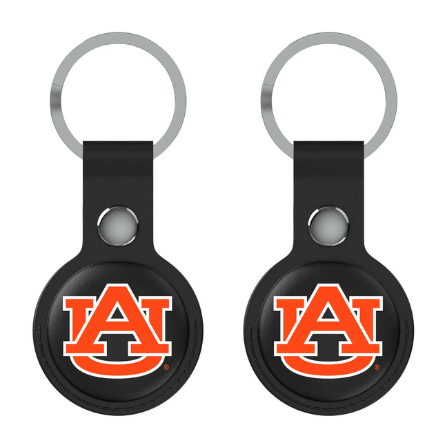 University of Auburn Tigers Insignia Black Airtag Holder 2-Pack