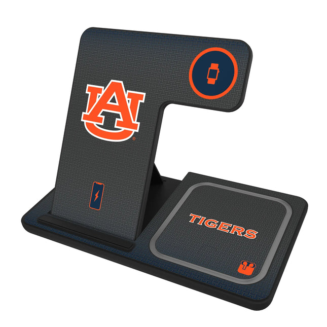 University of Auburn Tigers Linen 3 in 1 Charging Station