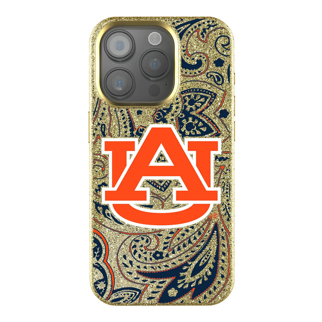 University of Auburn Tigers Paisley Bling Phone Case for Apple iPhone