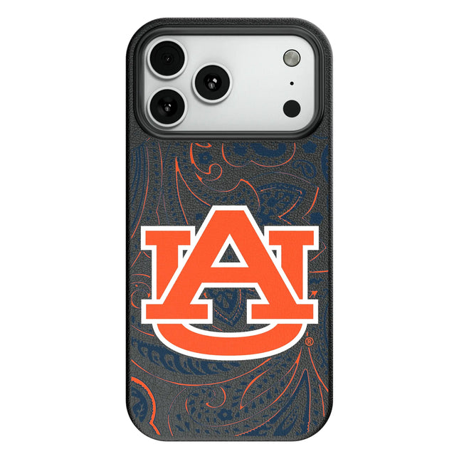 University of Auburn Tigers Paisley MagSafe Compatible Phone Case for Apple iPhone
