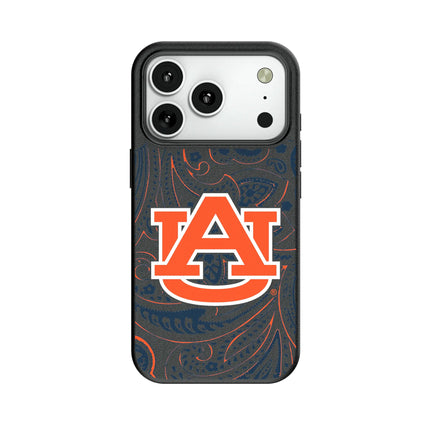 University of Auburn Tigers Paisley MagSafe Compatible Phone Case for Apple iPhone