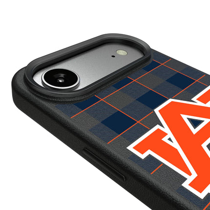 University of Auburn Tigers Plaid MagSafe Compatible Phone Case for Apple iPhone