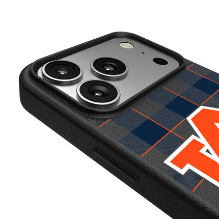 University of Auburn Tigers Plaid MagSafe Compatible Phone Case for Apple iPhone