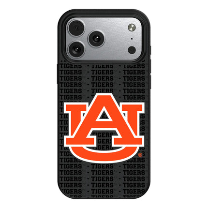 University of Auburn Tigers Text Backdrop MagSafe Compatible Phone Case for Apple iPhone