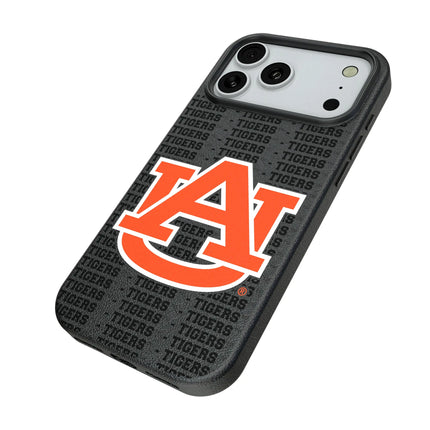 University of Auburn Tigers Text Backdrop MagSafe Compatible Phone Case for Apple iPhone