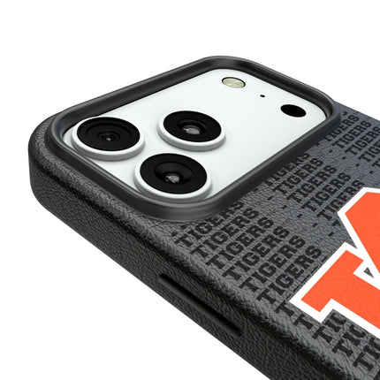University of Auburn Tigers Text Backdrop MagSafe Compatible Phone Case for Apple iPhone
