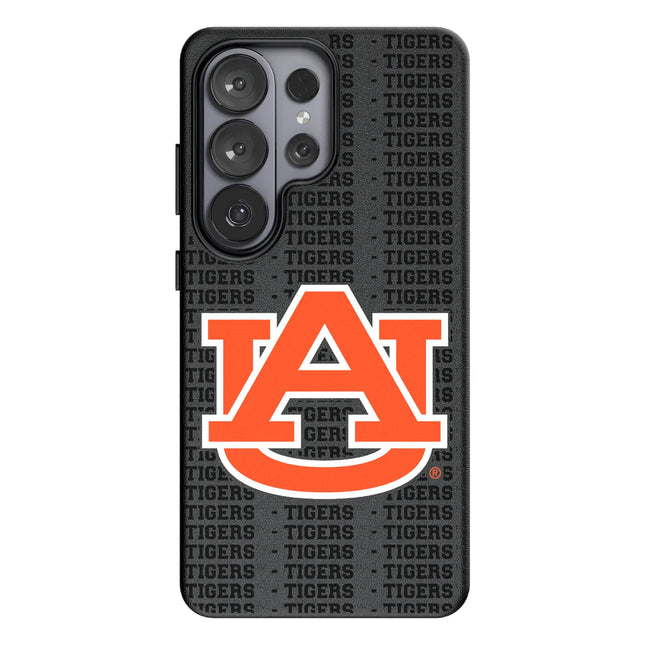 University of Auburn Tigers Text Backdrop MagSafe Compatible Phone Case for Samsung Galaxy