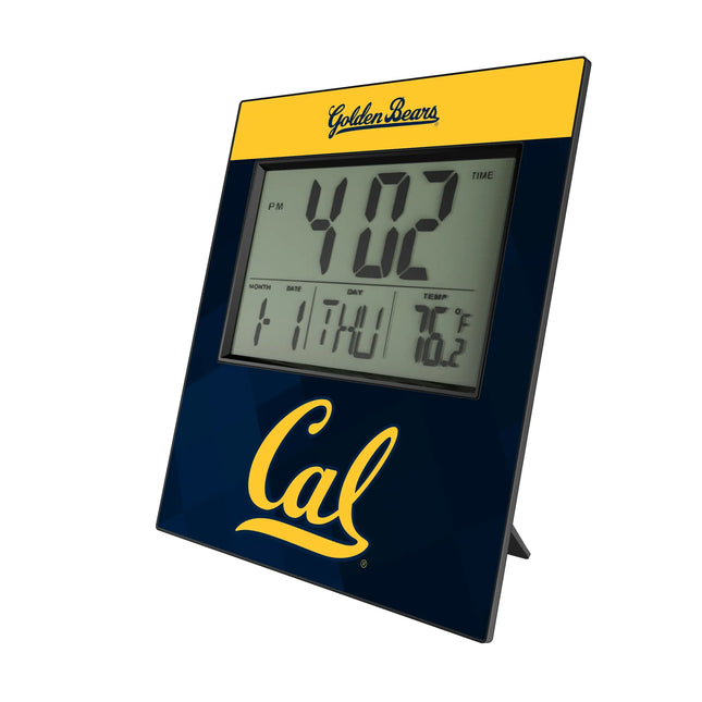 University of California Berkeley Golden Bears Color Block Wall Clock