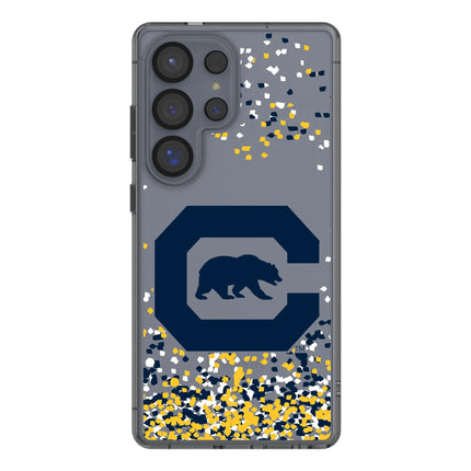 University of California Berkeley Golden Bears Confetti Clear Phone Case for Samsung Galaxy