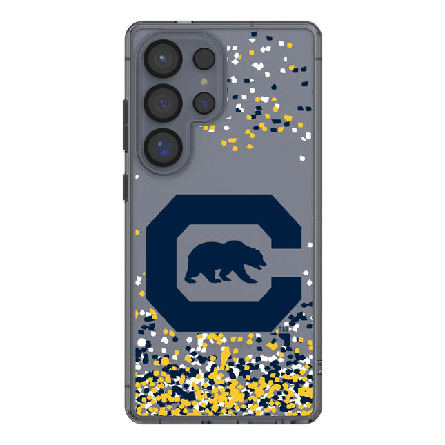 University of California Berkeley Golden Bears Confetti Clear Phone Case for Samsung Galaxy