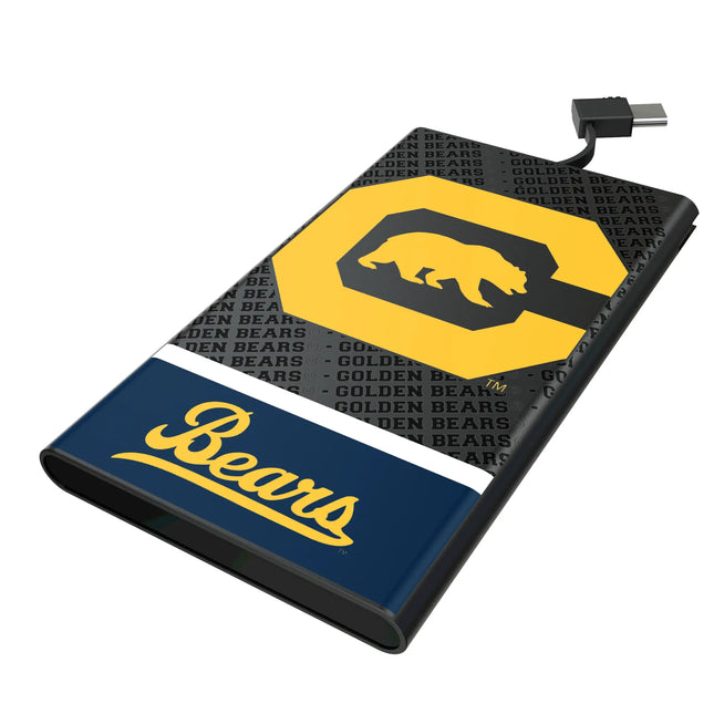 University of California Berkeley Golden Bears Endzone Plus 5000mAh Flat Powerbank