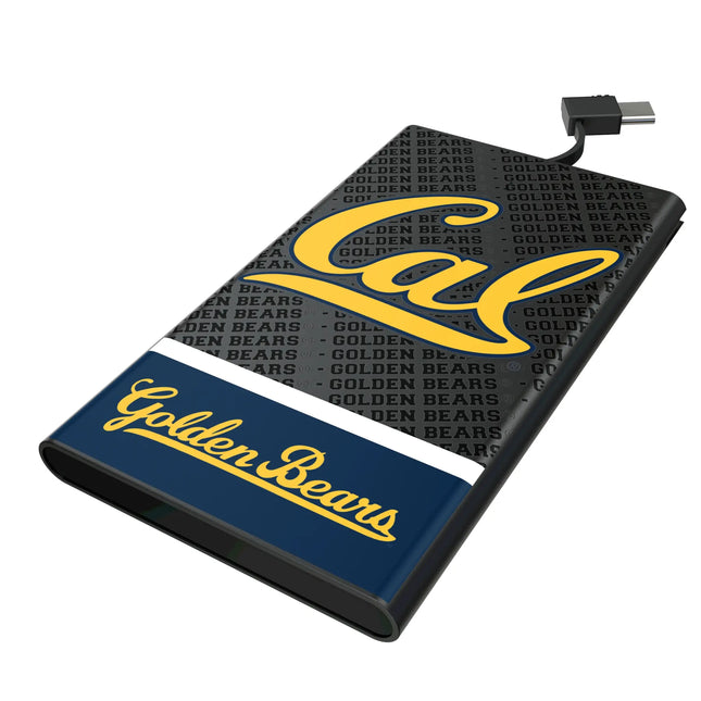 University of California Berkeley Golden Bears Endzone Plus 5000mAh Flat Powerbank