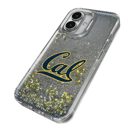 University of California Berkeley Golden Bears Linen Glitter Phone Case for Apple iPhone