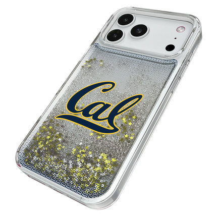 University of California Berkeley Golden Bears Linen Glitter Phone Case for Apple iPhone