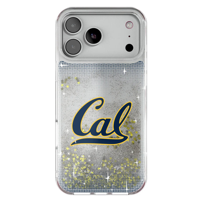 University of California Berkeley Golden Bears Linen Glitter Phone Case for Apple iPhone