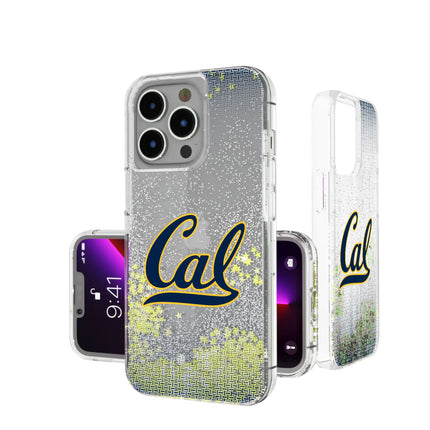University of California Berkeley Golden Bears Linen Glitter Phone Case for Apple iPhone