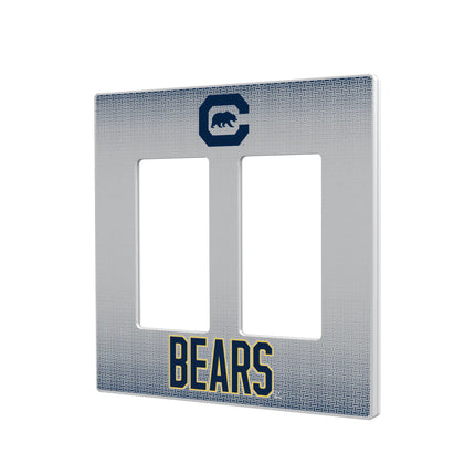 University of California Berkeley Golden Bears Linen Hidden-Screw Light Switch Plate