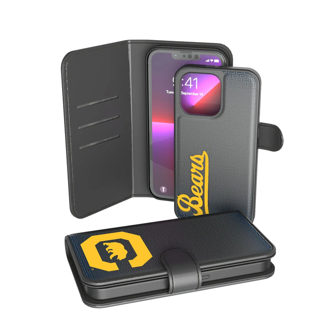 University of California Berkeley Golden Bears Linen Wallet Phone Case for Apple iPhone