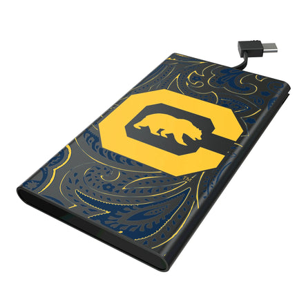 University of California Berkeley Golden Bears Paisley 5000mAh Flat Powerbank
