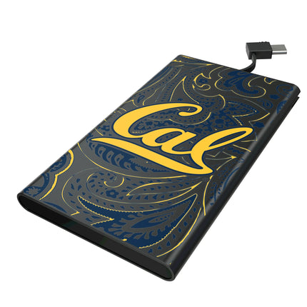 University of California Berkeley Golden Bears Paisley 5000mAh Flat Powerbank