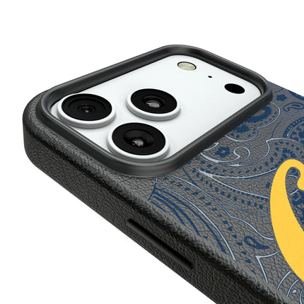 University of California Berkeley Golden Bears Paisley MagSafe Compatible Phone Case for Apple iPhone