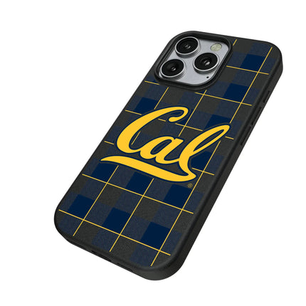University of California Berkeley Golden Bears Plaid MagSafe Compatible Phone Case for Apple iPhone