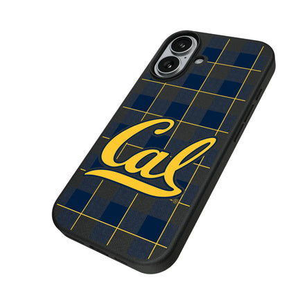 University of California Berkeley Golden Bears Plaid MagSafe Compatible Phone Case for Apple iPhone