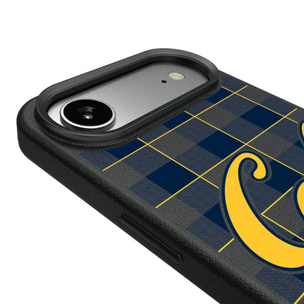 University of California Berkeley Golden Bears Plaid MagSafe Compatible Phone Case for Apple iPhone