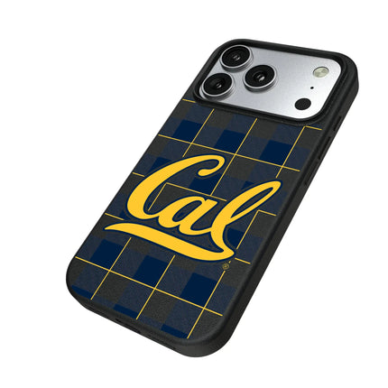 University of California Berkeley Golden Bears Plaid MagSafe Compatible Phone Case for Apple iPhone
