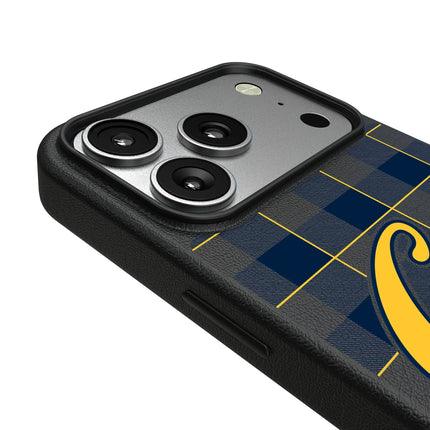 University of California Berkeley Golden Bears Plaid MagSafe Compatible Phone Case for Apple iPhone