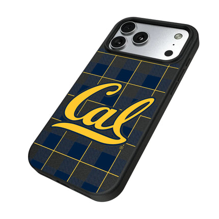 University of California Berkeley Golden Bears Plaid MagSafe Compatible Phone Case for Apple iPhone