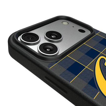 University of California Berkeley Golden Bears Plaid MagSafe Compatible Phone Case for Apple iPhone