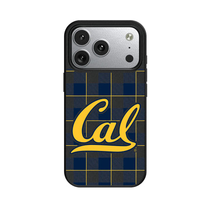 University of California Berkeley Golden Bears Plaid MagSafe Compatible Phone Case for Apple iPhone