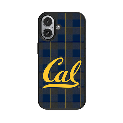 University of California Berkeley Golden Bears Plaid MagSafe Compatible Phone Case for Apple iPhone