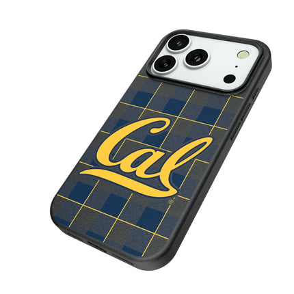 University of California Berkeley Golden Bears Plaid MagSafe Compatible Phone Case for Apple iPhone