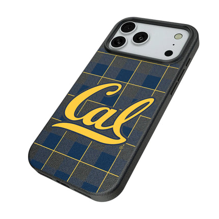 University of California Berkeley Golden Bears Plaid MagSafe Compatible Phone Case for Apple iPhone