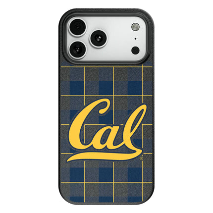 University of California Berkeley Golden Bears Plaid MagSafe Compatible Phone Case for Apple iPhone