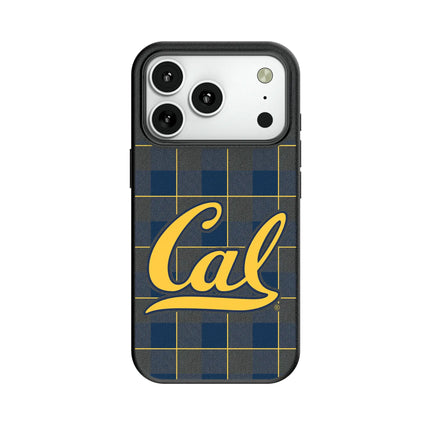 University of California Berkeley Golden Bears Plaid MagSafe Compatible Phone Case for Apple iPhone