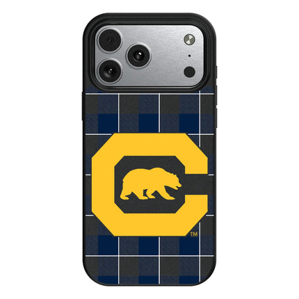 University of California Berkeley Golden Bears Plaid MagSafe Compatible Phone Case for Apple iPhone