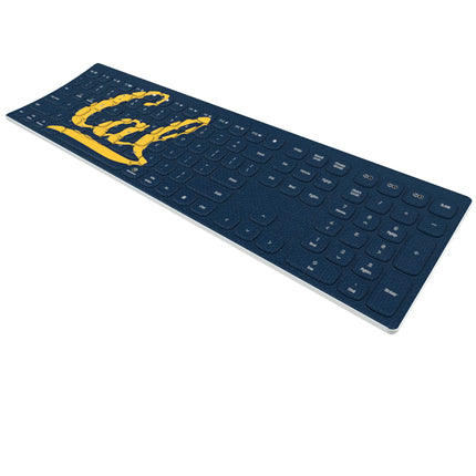University of California Berkeley Golden Bears Solid Curved Wireless Keyboard